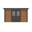 ALTANKA - Abri de jardin en bois Freya 4.09x3.09m - 12.64m2 - Ep. 28mm - Traité - 000467 - vignette