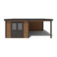 ALTANKA - Abri de jardin en bois Aura 6.06x4.09m - 18.72m2 - Ep. 28mm - Traité - 000471 - vignette