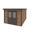 ALTANKA - Abri de jardin en bois Aura 3.09x4.09m - 12.64m2 - Ep. 28mm - Traité - 000466 - vignette