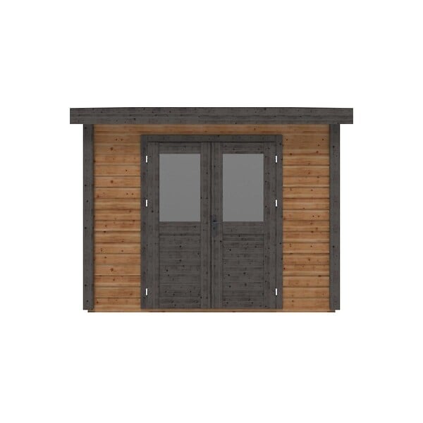 ALTANKA - Abri de jardin en bois Aura 3.09x4.09m - 12.64m2 - Ep. 28mm - Traité - 000466 - large