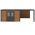 ALTANKA - Abri de jardin en bois Nova 7.06x3.09m - 21.82m2 - Ep. 28mm - Traité - 000484 - vignette