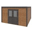 ALTANKA - Abri de jardin en bois Nova 4.09x4.09m - 16.73m2 - Ep. 28mm - Traité - 000479 - vignette