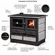 INTERSTOVES - Cuisinière à bois MAGNUM MBS en fonte | Sortie côté droit - - vignette