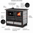 INTERSTOVES - Cuisinière à bois MAGNUM MBS en fonte | Sortie côté gauche - - vignette