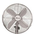 NIKLAS - Ventilateur sur table 50W Gris finition chromée Ø40cm Oscillation Automatique Inclinaison Réglable 3 Vitesses Niklas - vignette