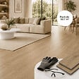 MCCOVER - Sol vinyle SPC clipsable 50,7 m² chêne clair - Sous couche intégrée, usure 0,5 mm Chêne clair - vignette