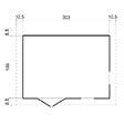 TIMBELA - Abri de jardin en bois H226x318x220 cm / 6 m2 - AVEC LES PLANCHERS IMPRÉGNÉ - M334+M334G - vignette