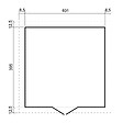 TIMBELA - TIMBELA M330+M330G Abri de jardin en bois H246x418x420 cm/ 16 m² - AVEC PLANCHER IMPRÉGNÉ - vignette
