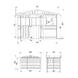 TIMBELA - Abri de Jardin en Bois Naturel - H226x318x220 cm / 6 m² - M334 - vignette