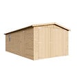 TIMBELA - TIMBELA M102 - GARAGE en bois Naturel - H222xL616xl324 cm / 18 m² - vignette