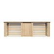 TIMBELA - Abri à bûches en bois avec remise 6,18 m2 TIMBELA M206 - vignette
