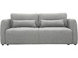 HABITAT ET JARDIN - Canapé droit convertible en tissu "Concorde" 3 places - Gris - vignette