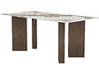 HABITAT ET JARDIN - Table repas céramique - 180 cm - "Elma" - 8 places - Marron - vignette