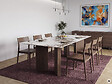 HABITAT ET JARDIN - Table repas céramique - 180 cm - "Elma" - 8 places - Marron - vignette
