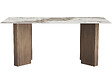 HABITAT ET JARDIN - Table repas céramique - 180 cm - "Elma" - 8 places - Marron - vignette