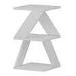 HABITAT ET JARDIN - Table d'appoint en bois "Albeni" - 30 x 30 x 50 cm - Blanc - vignette
