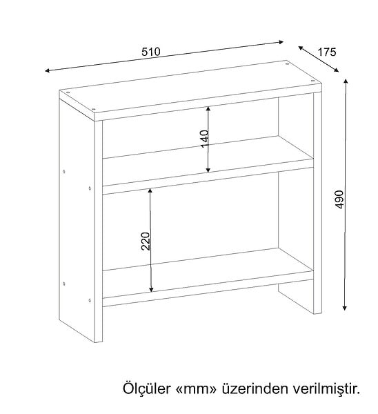 HABITAT ET JARDIN - Table d'Appoint en bois "Silvanus" - 51 x 17 x 49 cm - Blanc - large