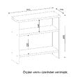 HABITAT ET JARDIN - Table d'Appoint en bois "Silvanus" - 51 x 17 x 49 cm - Blanc - vignette