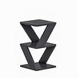 HABITAT ET JARDIN - Table d'appoint en bois "Albeni" - 30 x 30 x 50 cm - Anthracite - vignette