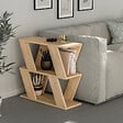 HABITAT ET JARDIN - Table d'appoint en bois "Lazena" - 60 x 22 x 57 cm - Chêne - vignette