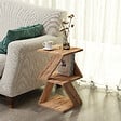 HABITAT ET JARDIN - Table d'appoint en bois "Albeni" - 29 x 29 x 54 cm - Pin atlantique - vignette