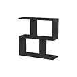 HABITAT ET JARDIN - Table d'appoint en bois "Mania" - 60 x 20 x 60 cm - Anthracite - vignette