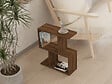 HABITAT ET JARDIN - Table d'appoint en bois "Zet" - 45 x 17 x 51 cm - Noyer - vignette