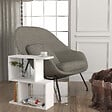 HABITAT ET JARDIN - Table d'appoint en bois "Karinus" - 50 x 17 x 55 cm - Blanc - vignette