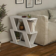 HABITAT ET JARDIN - Table d'appoint en bois "Lazena" - 60 x 22 x 57 cm - Blanc - vignette
