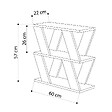HABITAT ET JARDIN - Table d'appoint en bois "Lazena" - 60 x 22 x 57 cm - Blanc - vignette