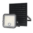 ASLO - Projecteur Solaire LED 10W 1500lm Détecteur de Mouvement Télécommande Spot Exterieur Noir Jardin Panneau Déporté 5m Aslo - vignette