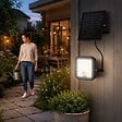 ASLO - Projecteur Solaire LED 10W 1500lm Détecteur de Mouvement Télécommande Spot Exterieur Noir Jardin Panneau Déporté 5m Aslo - vignette