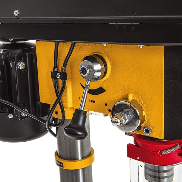 VITO - Perceuse à colonne 550W 16mm 12 Vitesses 300-2550 tr/min Guide Laser Table Inclinable Étau Atelier VITO - large