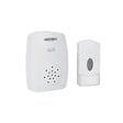 ASLO - Sonnette sans fil Portable 100m 80dB Blanche – Carillon 36 Mélodies IP44 avec Bouton-poussoir Intérieur Extérieur Aslo - vignette