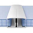 MCCOVER - Profil et capot de jonction vissables couverture polycarbonate Aluminium, ep.10/16/32 mm, L.3,5 m - vignette
