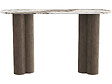 HABITAT ET JARDIN - Console avec plateau en céramique "Zora" - 140 cm - Marron - vignette