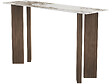 HABITAT ET JARDIN - Console avec plateau en céramique style pandora "Elma" - 140 cm - Marron - vignette