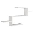 HABITAT ET JARDIN - Bibliothèque en bois "Twist" - 104 x 14 x 49 cm - Blanc - vignette