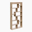 HABITAT ET JARDIN - Bibliothèque en bois "Kuttap" - 90 x 22 x 182 cm - Pin - vignette