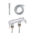 GROHE - Mitigeur baignoire mécanique Essence avec colonnettes Idro'Flex + Douchette 1 jet + Flexible - vignette
