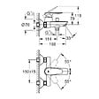 GROHE - Mitigeur bain douche Start Edge noir mat - vignette