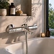 GROHE - Pack mitigeur BD mécanique Grohtherm 800 + Douchette Vitalio Start 110 + Barre Quickflix Vitalio Smartactive + Flexible - vignette