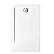 JACOB DELAFON - Receveur de douche 120 x 80 cm Flight rectangle blanc avec bonde verticale chromé - vignette