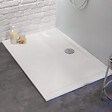 JACOB DELAFON - Receveur de douche 100 x 80 Gaspard rectangle céramique avec kit de réhausse et bonde - vignette