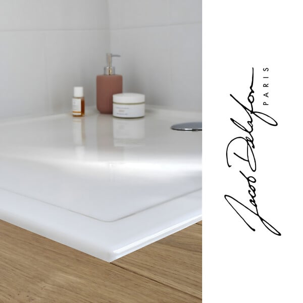 JACOB DELAFON - Receveur de douche 90 x 90 cm  Gaspard céramique carré - large