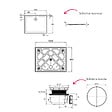 JACOB DELAFON - Receveur de douche 100 x 80 Gaspard rectangle céramique avec bonde - vignette