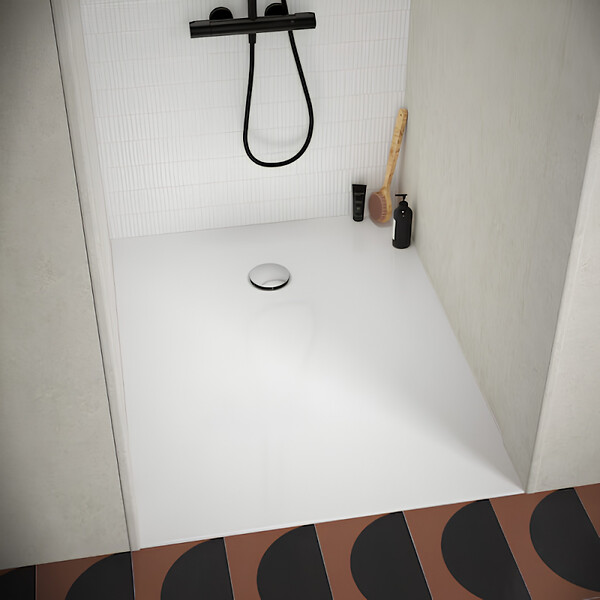 JACOB DELAFON - Receveur de douche antidérapant 120 x 80 cm Bastille céramique - large