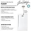 JACOB DELAFON - Receveur de douche 100 x 70 cm Flight rectangle blanc avec bonde verticale chromé - vignette