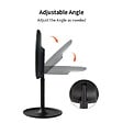 SWISS AQUA TECHNOLOGIES - Miroir cosmétique pliable en plastique, 3 couleurs de lumière réglables, hauteur 34,5 cm, noir (SATZKLEDC) - vignette