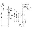 DURAVIT - Colonne de douche sans mitigeur Shower system Reno - vignette